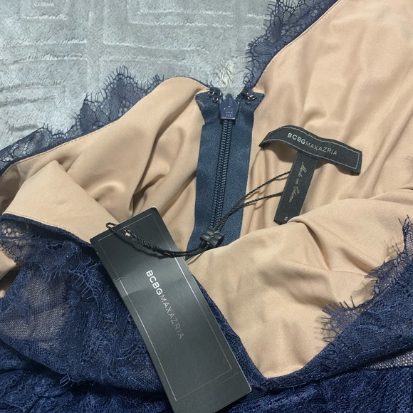 BCBG blue lace dress. New with tags. - Picture 3 of 4